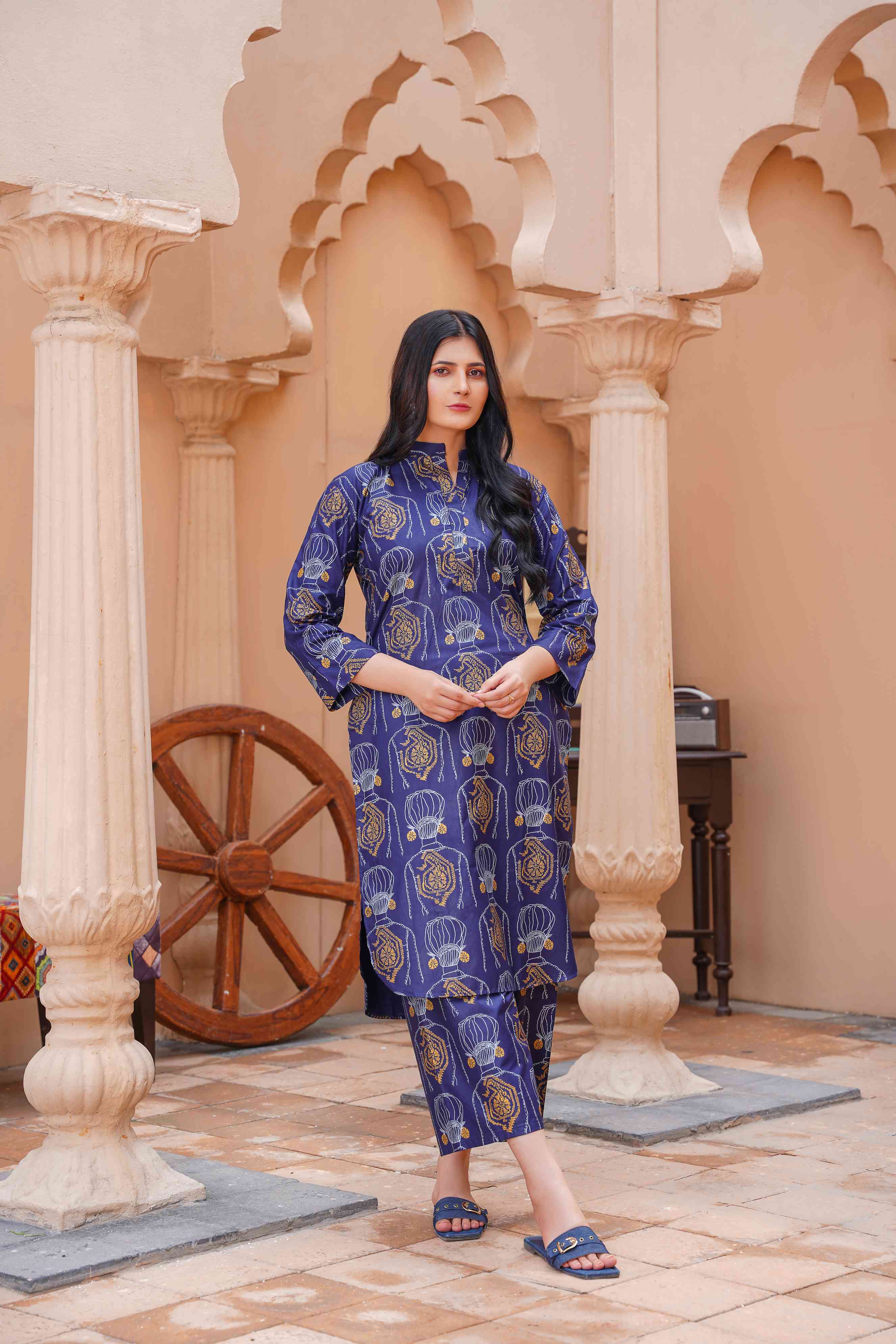 MELODIC MUSE PRINTED 2PCS STITCHED