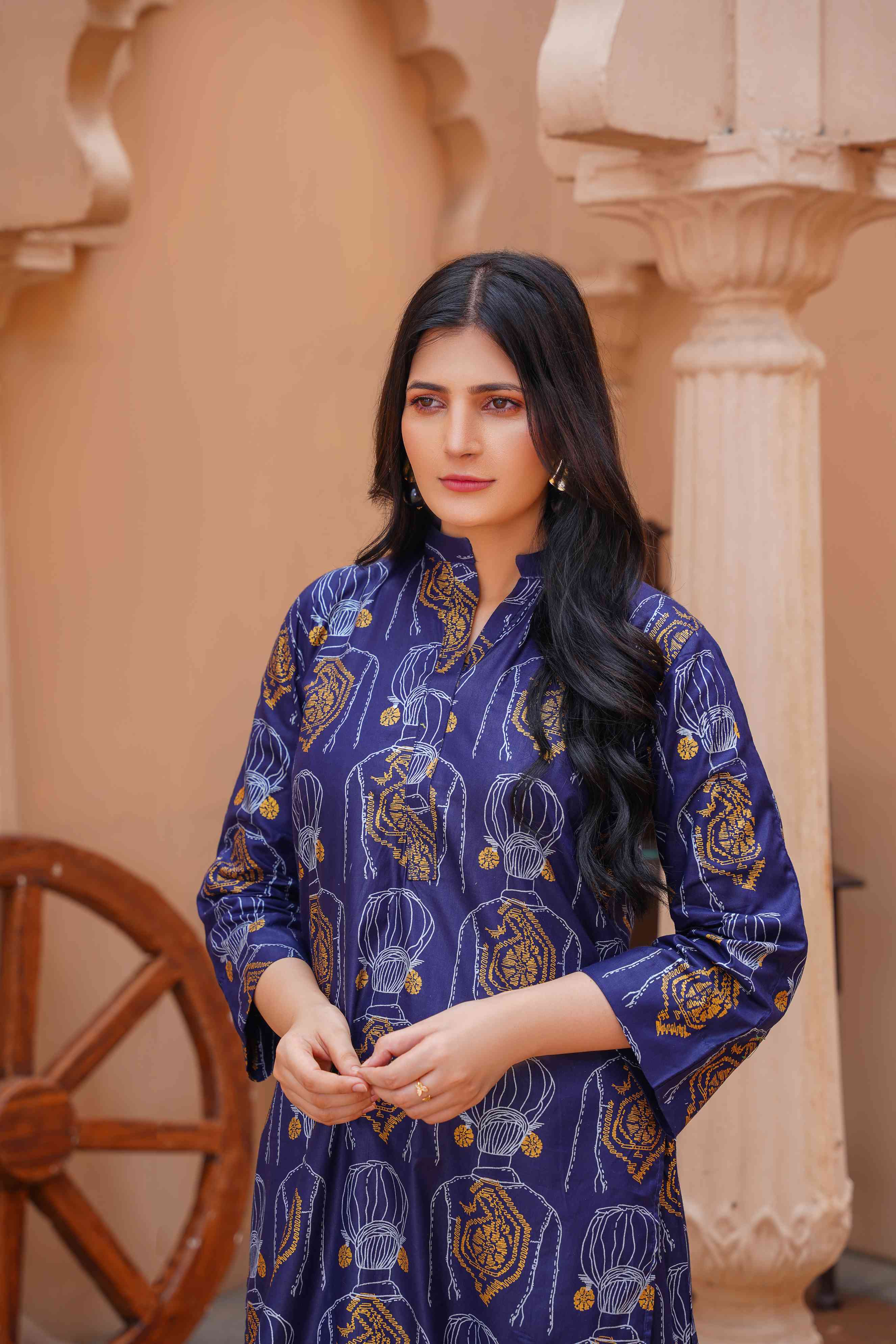 MELODIC MUSE PRINTED 2PCS STITCHED