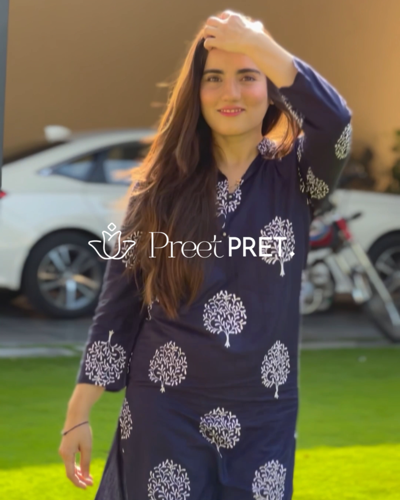 Elmora PRINTED 2PCS STITCHED