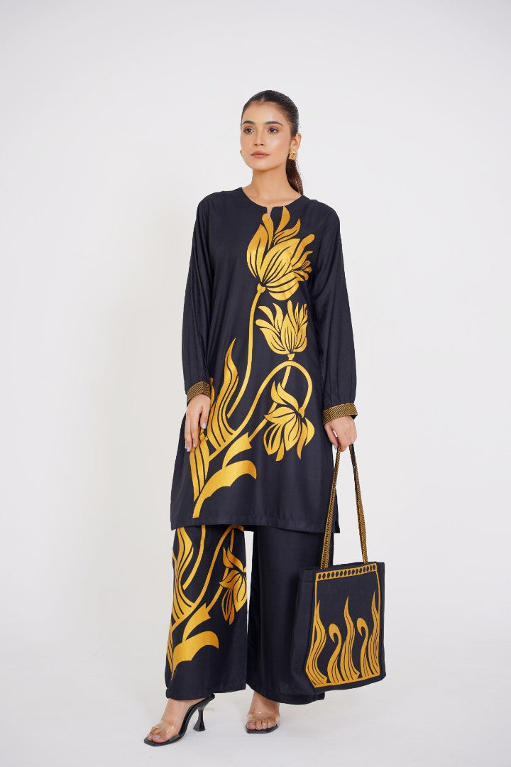 Petal Bag - 3pc - Black