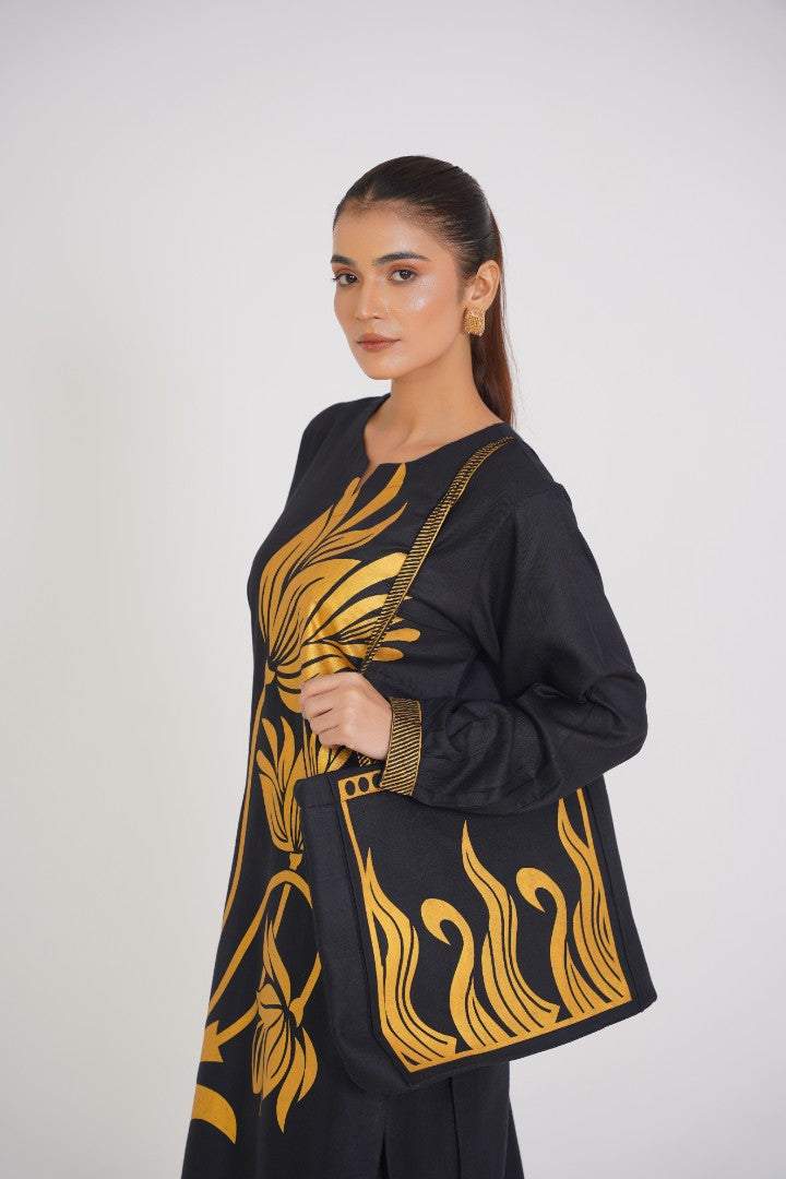 Petal Bag - 3pc - Black